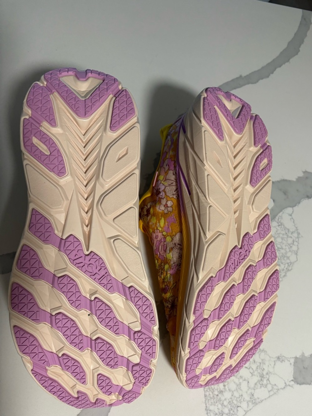 HOKA floral running shoes size 11 wide - Picture 6 of 8